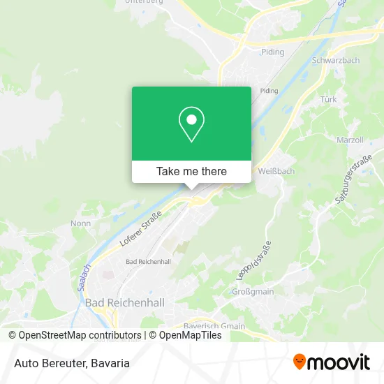 Auto Bereuter map