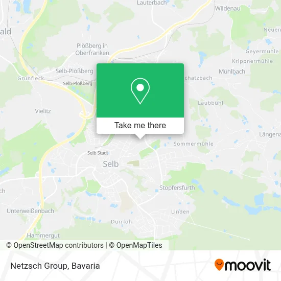 Netzsch Group map