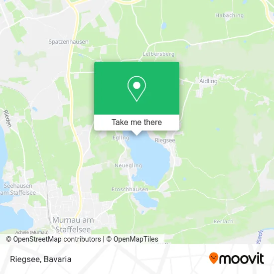 Riegsee map