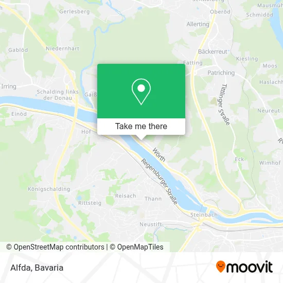 Alfda map