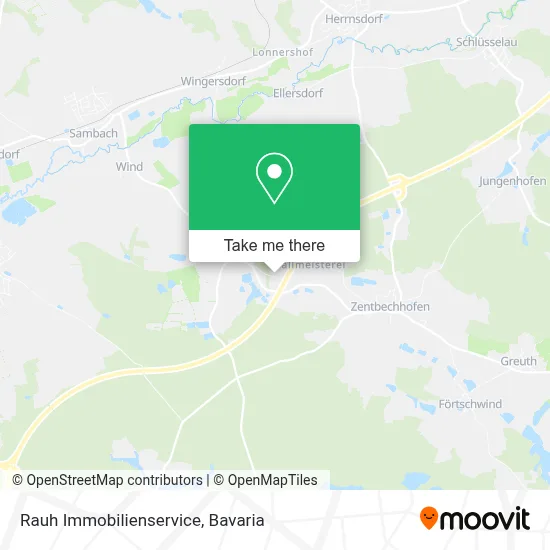 Rauh Immobilienservice map