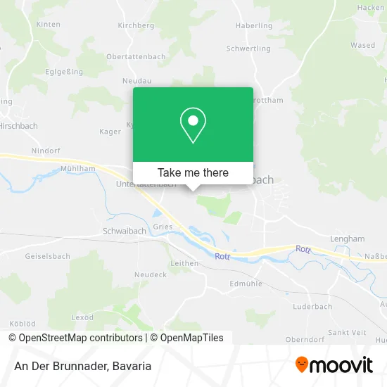 An Der Brunnader map