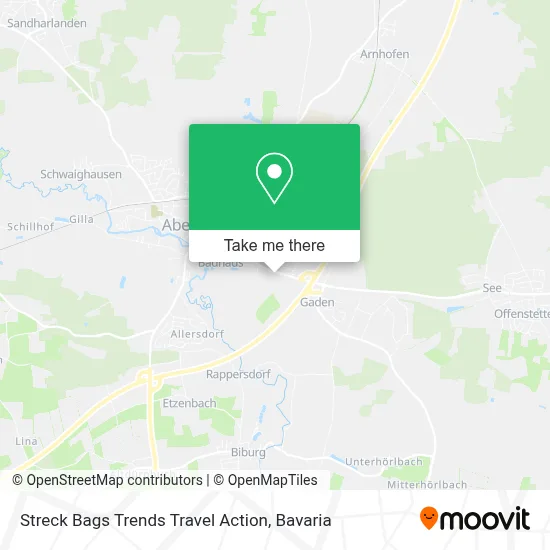 Streck Bags Trends Travel Action map
