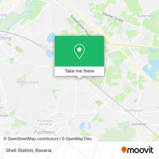 Shell Station map