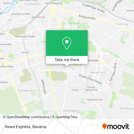 Rewe Express map