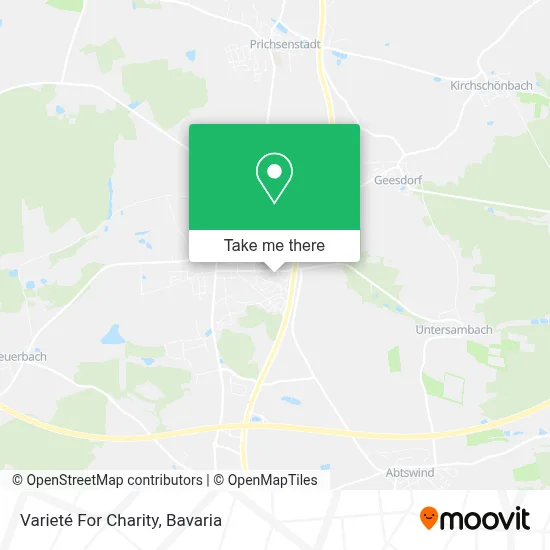 Varieté For Charity map