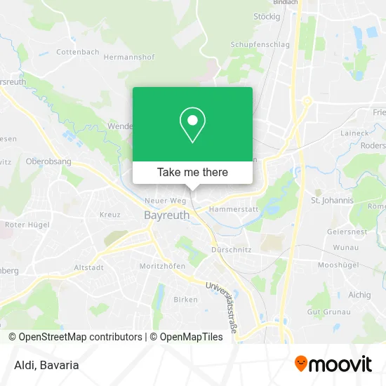 Aldi map