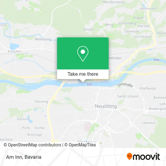 Am Inn map