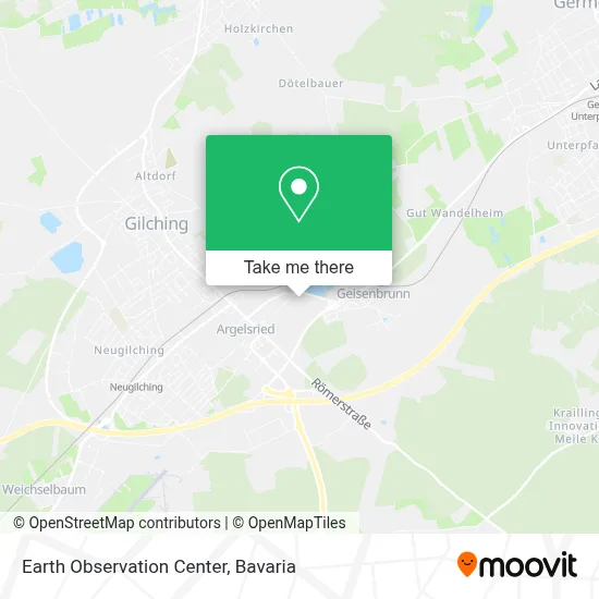 Earth Observation Center map