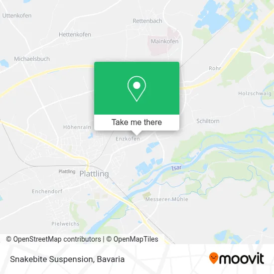 Snakebite Suspension map