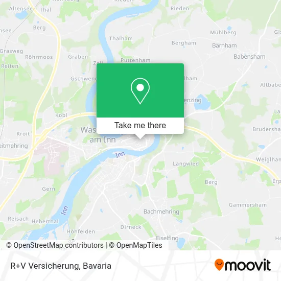 R+V Versicherung map