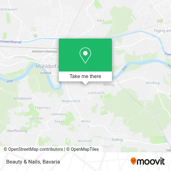 Beauty & Nails map