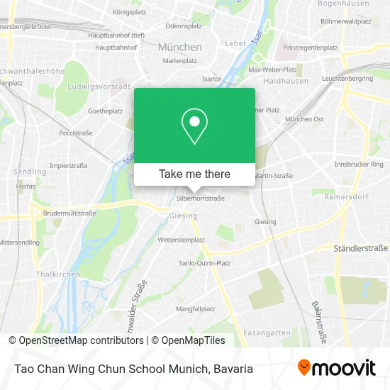 Tao Chan Wing Chun School Munich map