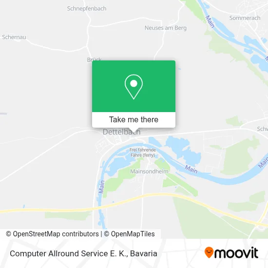 Computer Allround Service E. K. map