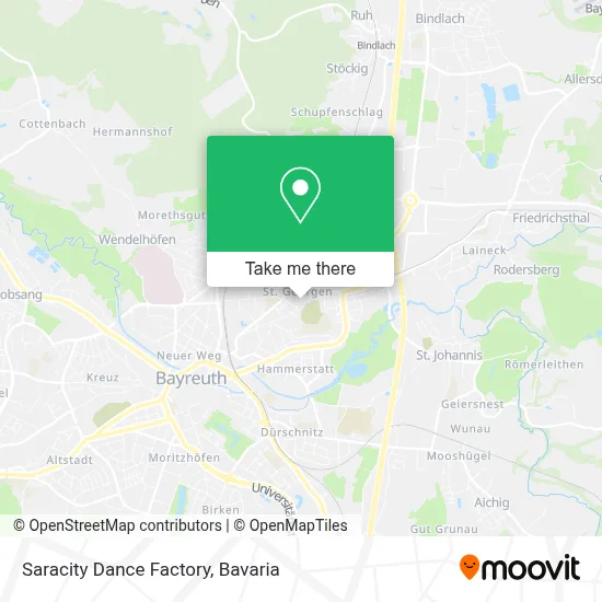 Saracity Dance Factory map
