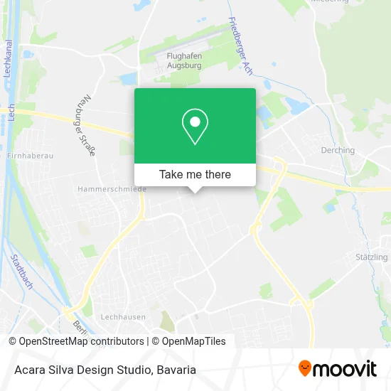 Acara Silva Design Studio map