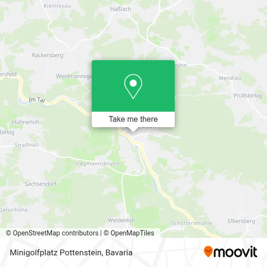Minigolfplatz Pottenstein map