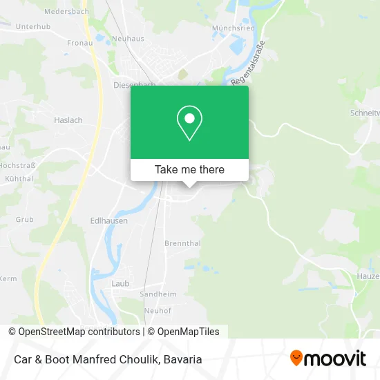 Car & Boot Manfred Choulik map