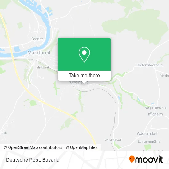 Deutsche Post map