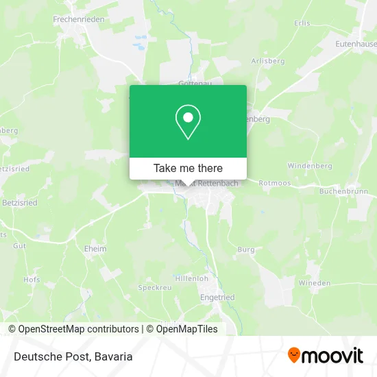 Deutsche Post map