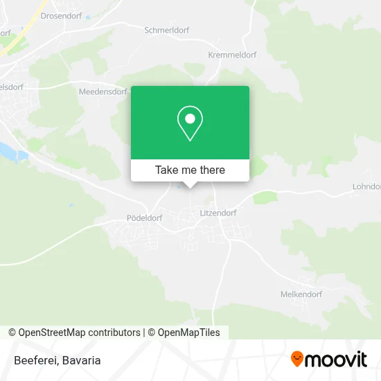 Beeferei map