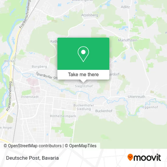 Deutsche Post map