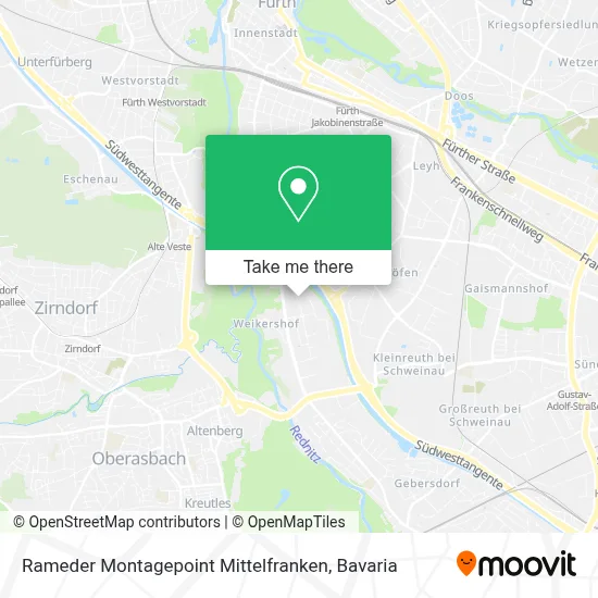 Rameder Montagepoint Mittelfranken map