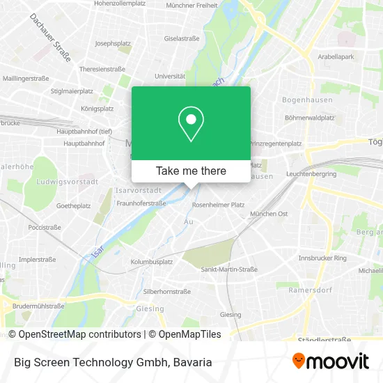Big Screen Technology Gmbh map