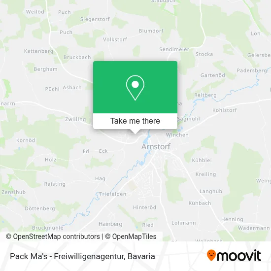 Pack Ma's - Freiwilligenagentur map