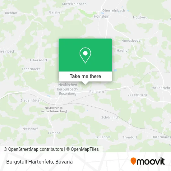 Burgstall Hartenfels map
