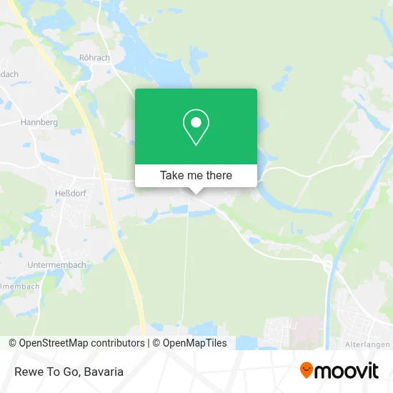 Rewe To Go map