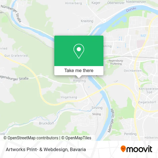 Artworks Print- & Webdesign map
