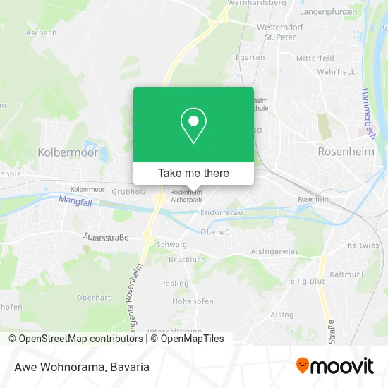 Awe Wohnorama map