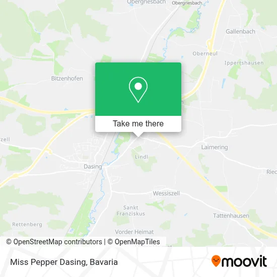 Miss Pepper Dasing map
