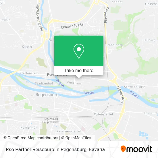 Rso Partner Reisebüro In Regensburg map