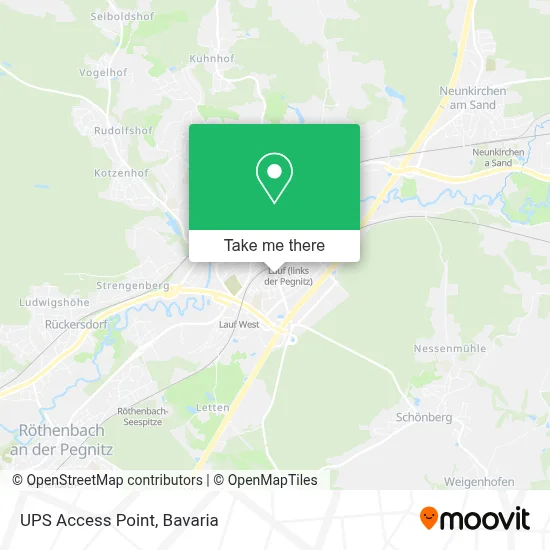 Ups Access Point map