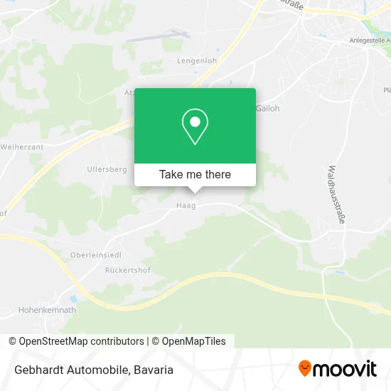 Gebhardt Automobile map