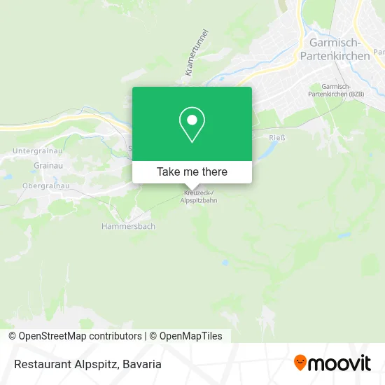 Restaurant Alpspitz map