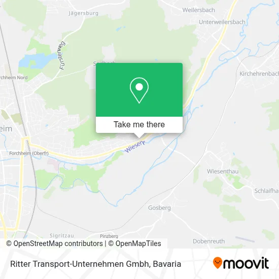 Ritter Transport-Unternehmen Gmbh map