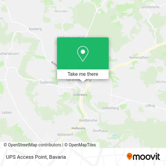 Ups Access Point map