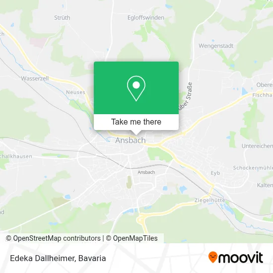 Edeka Dallheimer map