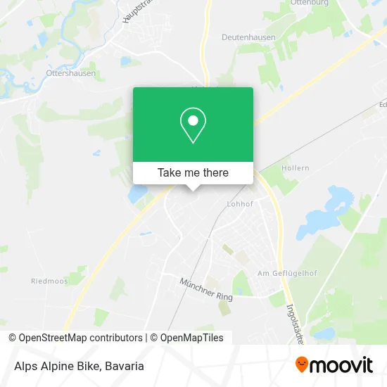 Alps Alpine Bike map