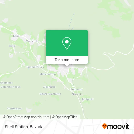 Shell Station map