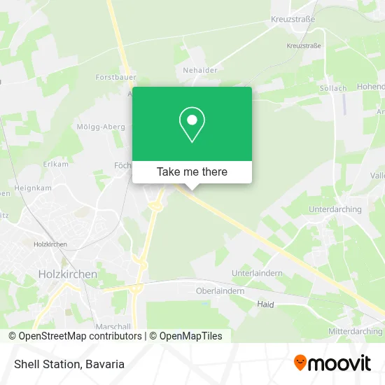 Shell Station map