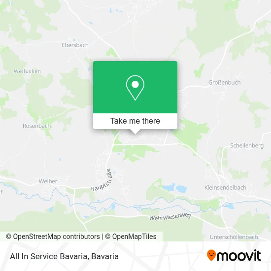 All In Service Bavaria map