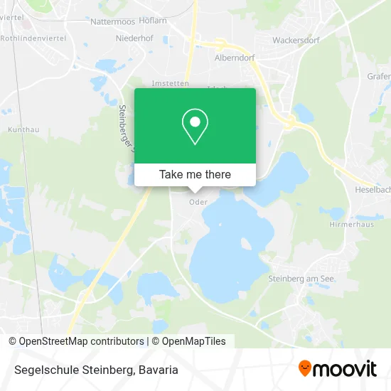 Segelschule Steinberg map