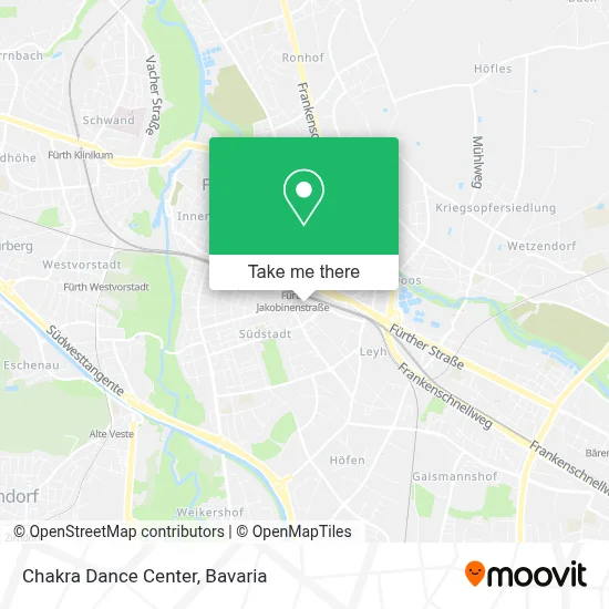 Chakra Dance Center map