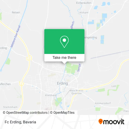 Fc Erding map