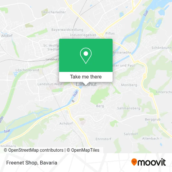 Freenet Shop map