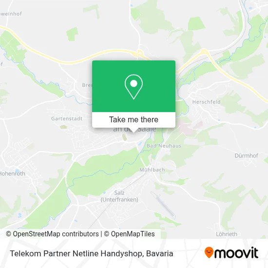 Telekom Partner Netline Handyshop map